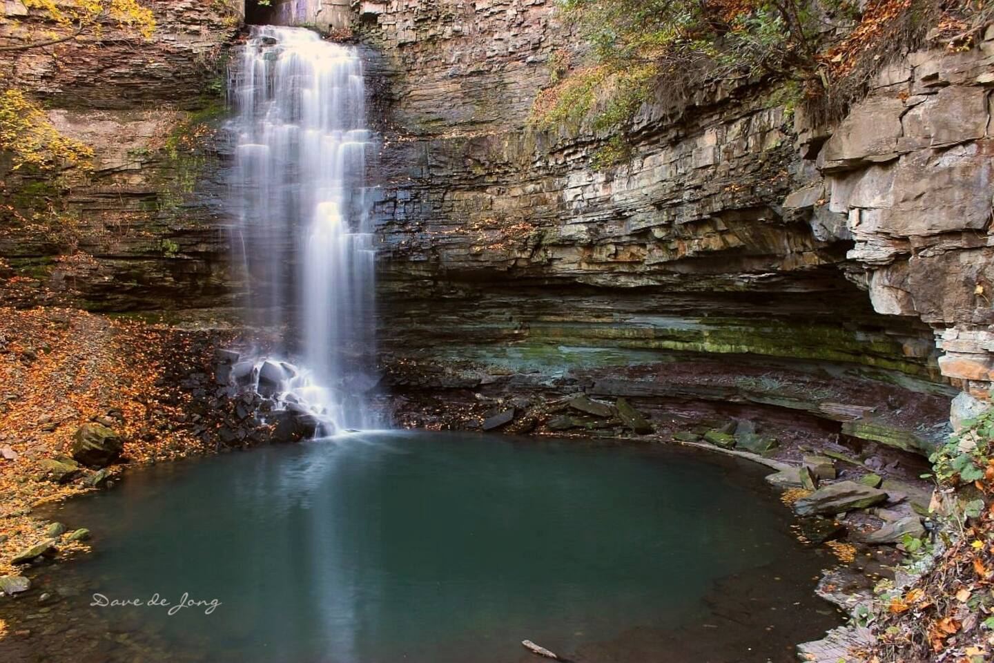 One of Hamilton's waterfalls nearby