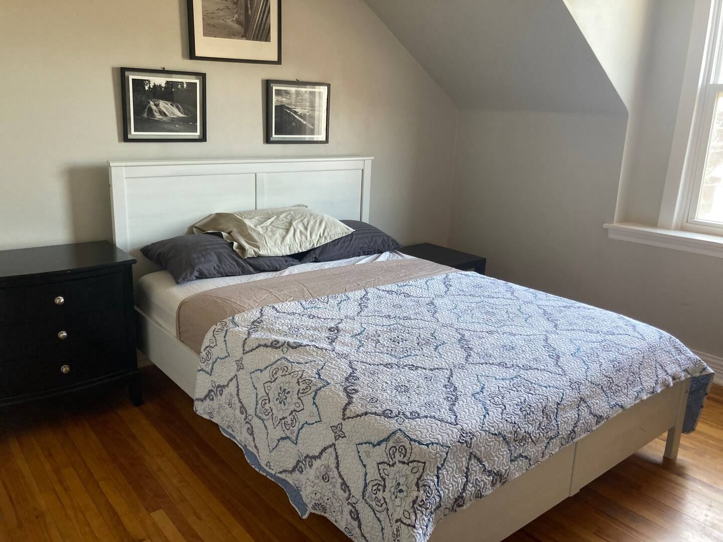 Bedroom with a king bed