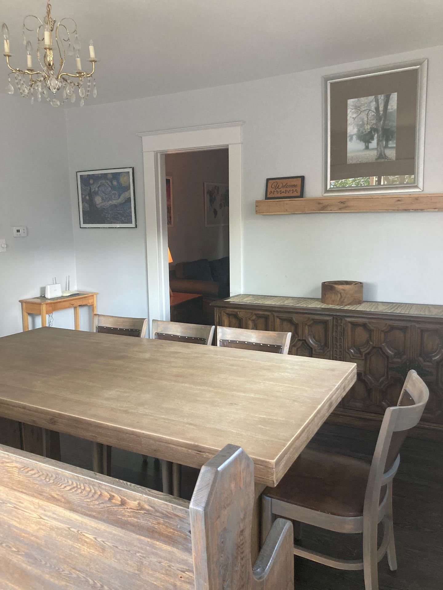 Dining room table for eight