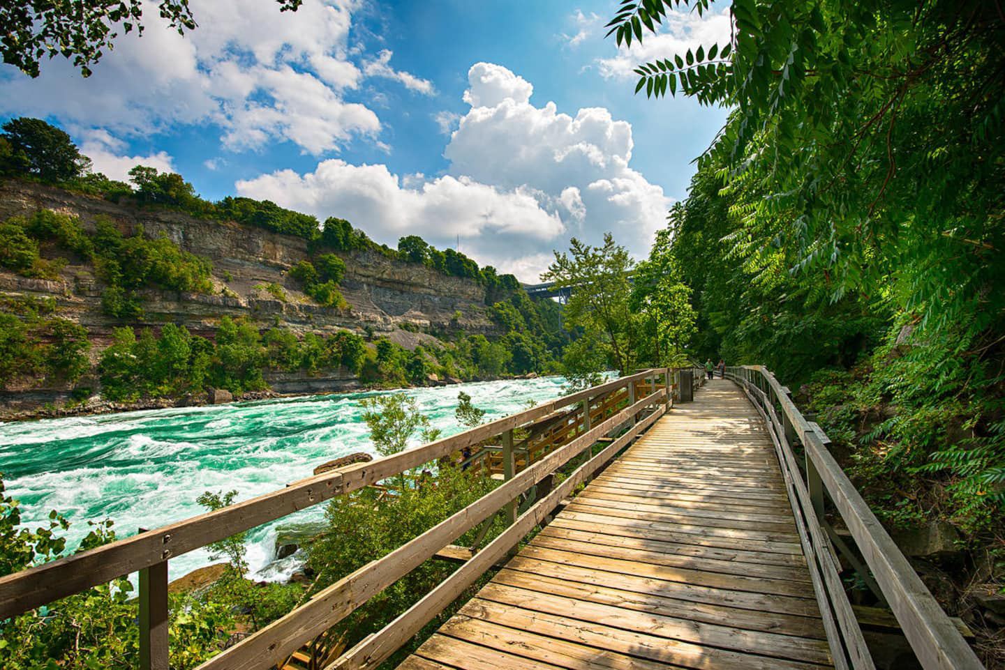 The Niagara Gorge trail nearby