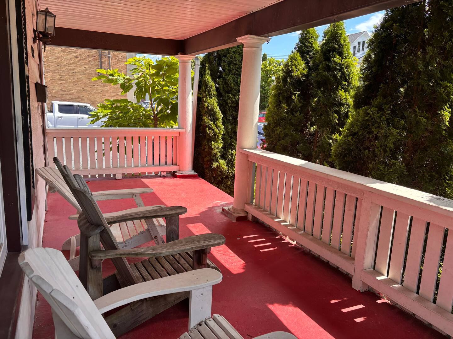 Covered front porch