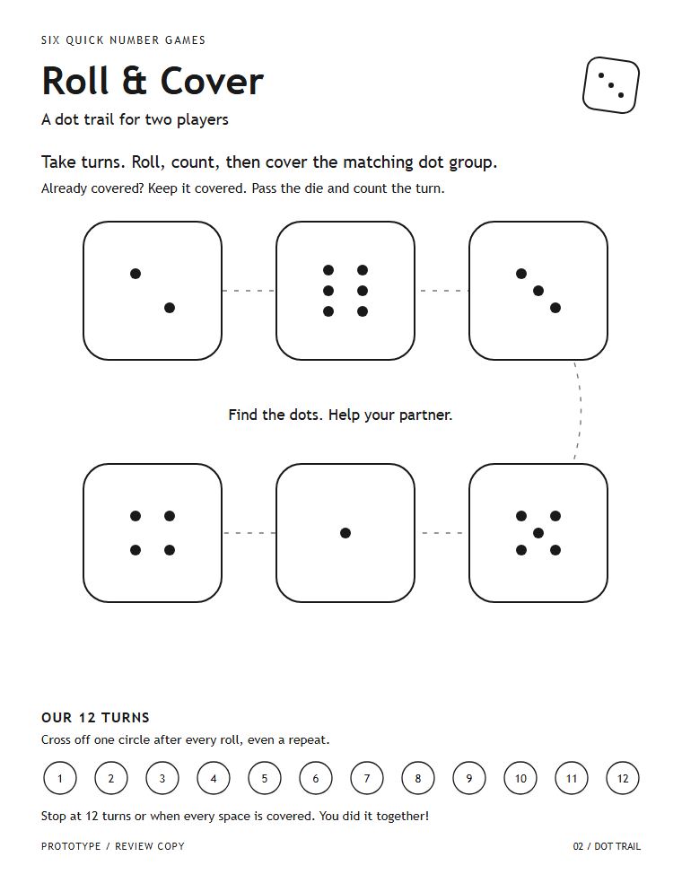 Six Quick Number Games